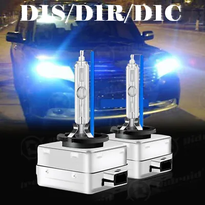 2pcs OEM D1S 8000K Blue 66140 66144 85410 85415 HID Xenon Headlight Bulbs Set • $13.99