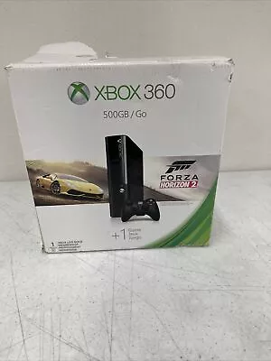 Microsoft Xbox 360 E 500GB Black Console Forza Horizon 2 W/ Forza • $174.99