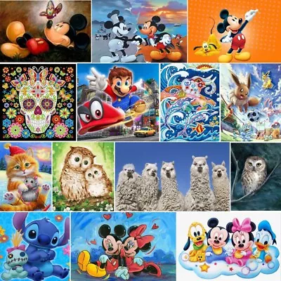 $12.99 • Buy 5D DIY Diamond Painting Embroidery Cross Stitch Kits Home Animal Mural Gifts