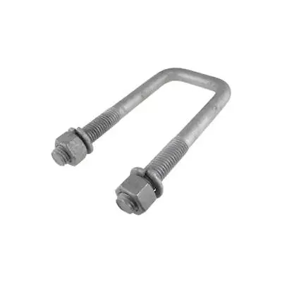 Pack Of 2 Galvanised Square U Bolts M12 X 52mm Inside (W) X 80mm Length (L) • $19