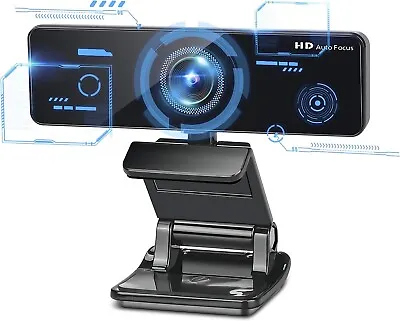 Webcam Auto Focusing Web Camera 1080P HD Cam Microphone For PC Laptop Desktop • $15.99