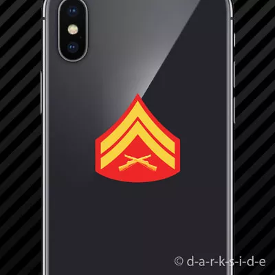 (2x) E-4 Corporal Insignia Cell Phone Sticker Mobile Usmc Marine Corps • $3.99