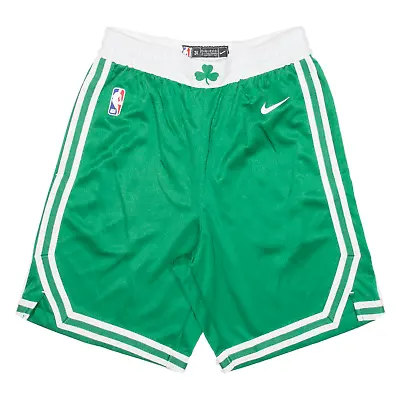 NBA Boston Celtics Mens Sports Shorts Green Loose S W26 • £17.99