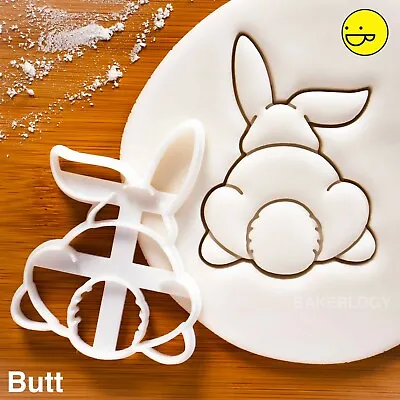 Bunny Butt Cookie Cutter | Rabbit Rabbits Bunnies Easter Day Egg Hunt Biscuit • £8.66