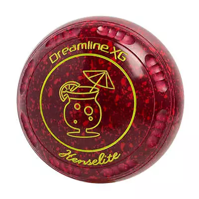 Henselite Dreamline XG Lawn Bowls Size 2 Heavy Gripped - Ruby Rich AJ5-53 • $735