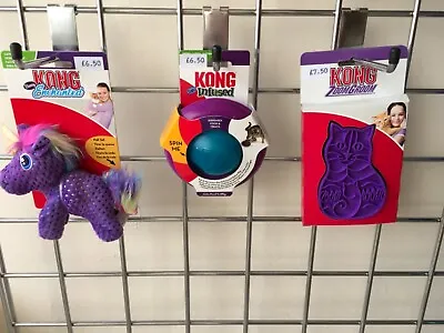 Kong Enchanted Toy Kong Gyro Toy Kong Zoomgroom For Cats. 3 Pieces. New  • £19.99