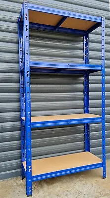 4 Tier Heavy Duty Metal Shelving Rack Unit Garage Storage 150x75x30cm UKED • £20.79