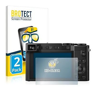 2x Screen Protector For Panasonic Lumix DMC-TZ100 Clear Protection Film • £4.19