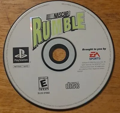 Playstation 1 PS1 - Nascar Rumble - Disc Only • $10.49