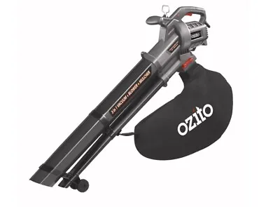 Ozito 2400W 3In1 Electric Blower Vac Vacuum Mulcher Large Volume Variable Speed • $125