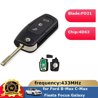 Transponder Remote Flip Key For Ford FIESTA BF FG Falcon Territory FPV Mondeo • $24.45