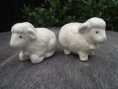 Ceramic Sheep Salt & Pepper Pots Shakers Cruet Set • £6