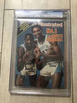 Sports Illustrated 1983 FC Michael Jordan CGC 7.5 Newsstand Signed PSA COA #1 • $55000