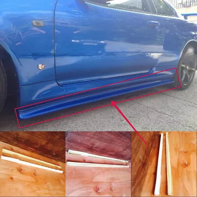 For Nissan Skyline R34 GTR Side Skirt Extension Addon Bodykits FRP Unpainted • $394.68