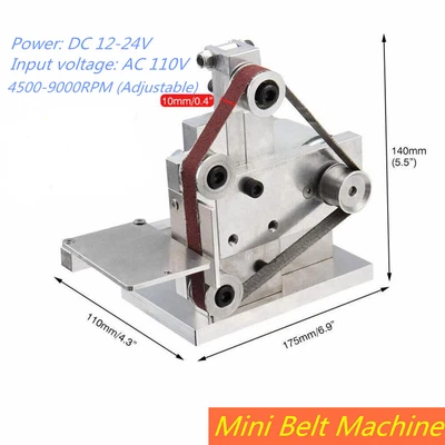$43.01 • Buy 110V DIY Mini Belt Sander Knife Apex Sharpener Polishing Grinding Machine