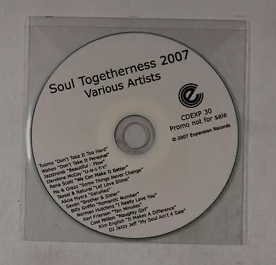 £6.23 • Buy Soul Togetherness 2007 UK Adv CDR 2007 Tuomo Wahoo Jazztronik Rena Scott