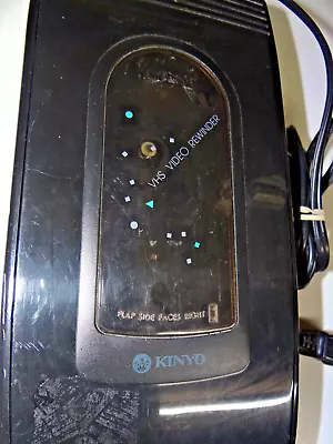 Kinyo VHS Rewinder One-Way Automatic Black UV-520 VCR Video Cassette • $15