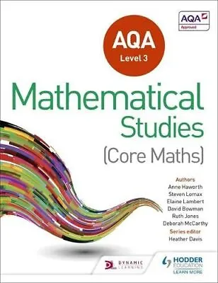 AQA Level 3 Certificate In Mathematical Studies. Davis Manning Gale Lomax** • £37.68