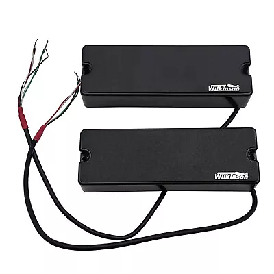 Wilkinson MWJH6 String Soapbar Passive Bass Humbucker Pickup - Black - • $31.50