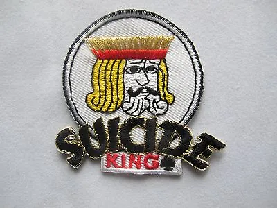 #3630 KING Of SUICIDE Poker Card Hand Iron On Applique Patch • $2.75