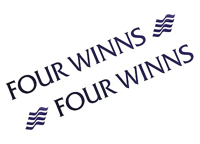 2pcs New Four Winns Boats Vinyl Logo Decal Stickers Boat Outboard Motor • $18.99