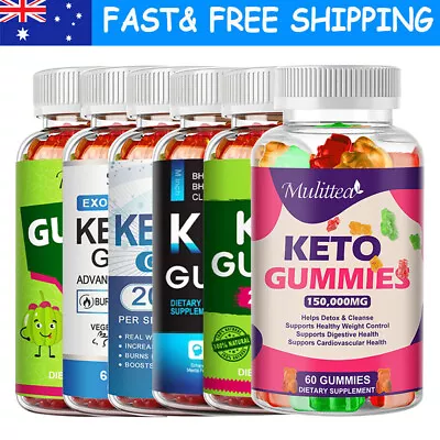 Keto Gummies Ketone Advanced Weight Loss Fat Burner Detox Cleanse Dietary Pills • $22.96