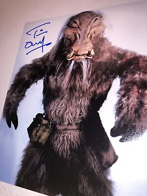 £13.53 • Buy Tim Dry Autographed PHOTO 8x10 Signed J'Quille RETURN OF THE JEDI Star Wars #2