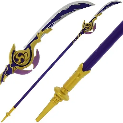 Genshin Impact Foam Sword Engulfing Lightning Inazuman Polearm Cosplay Anime • £24.95