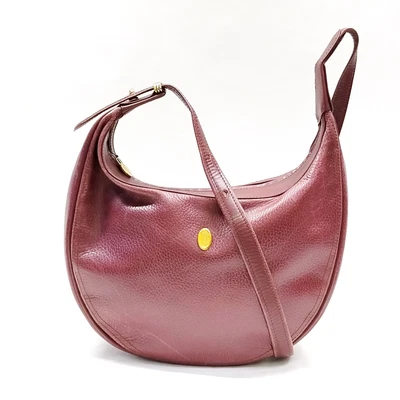 $5.50 • Buy Cartier Shoulder Bag  Bordeaux Leather 2235913