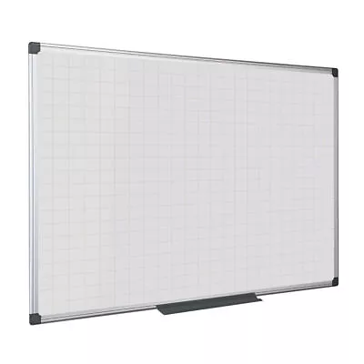 Bi-Office Maya Magnetic Whiteboard Gridded 1200x900mm MA0547170 • £145.15