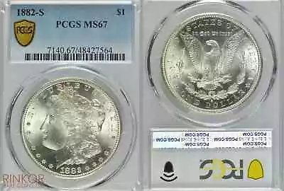 1882-S $1 Morgan Dollar PCGS MS 67 • $1070