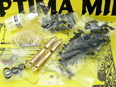 Kyosho TURBO OPTIMA MID Complete GOLD Threaded Oil Damper Shock Set Fits Vintage • $236.03