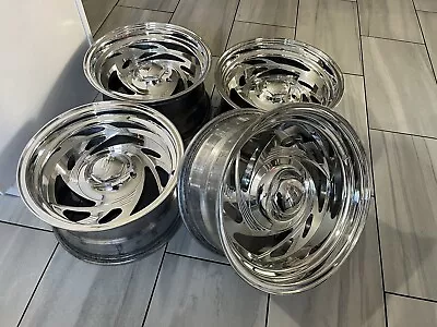 17x8 Eagle Alloy 201 Polished W/ Center Caps 6x5.5 / 6x139 Chevy Mazda Isuzu GMC • $2500