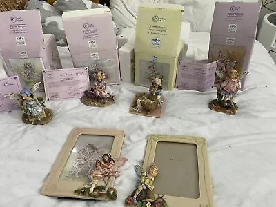 Cristalis Collection Faerie Poppets X 4 & 2 Photo Frames ( I X Damaged See Below • £20