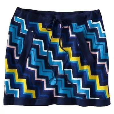 Missoni For Target Women's  Zig Zag Sweater Skirt Blue XL • $64.99