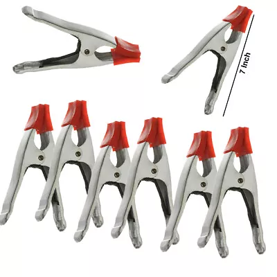 8x MARKET STALL SPRING CLAMP Large Metal Heavy Duty Clips Fix Tarpaulin Sheet 7  • £14.69