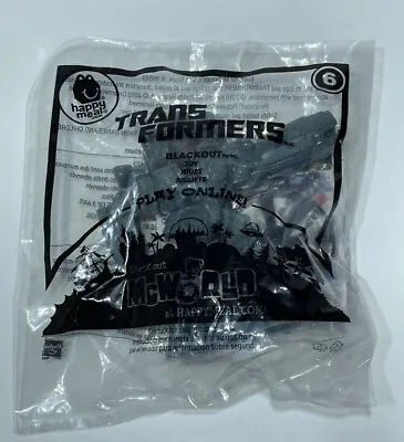 New 2010 McDonalds Happy Meal Collectible Toy Transformers Blackout Figure # 6 • $4.49
