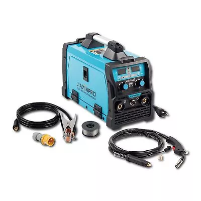 MIG Welder 140A Flux Core Welder Wire Feeder Gasless Welder 110V With MIG W... • $170.95