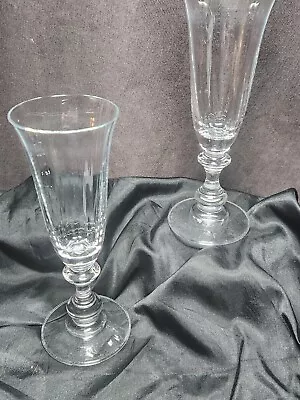 Mikasa French Countryside Champagne Flutes Crystal Toasting Glasses HTF • $48