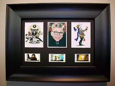 CHRISTMAS STORY Framed Trio Movie Film Cell Memorabilia - Compliments Dvd Poster • $49.95