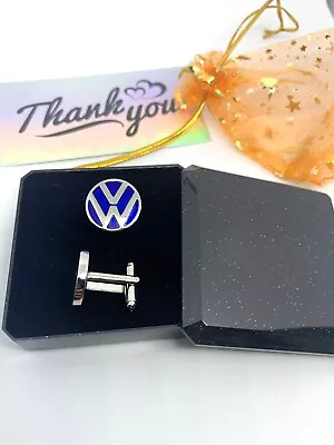 £19.90 • Buy Car Cufflinks Volkswagen Theme Business Wedding Shirt Suit  IN A CUFFLINK BOX