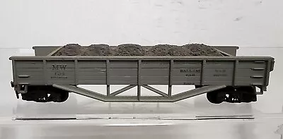 Train Miniature HO 40' Ballast Car MoW 134 - RTR W/Kadee Trucks & Load • $10.88