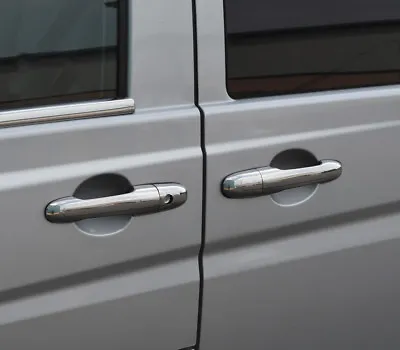 Chrome Door Handle Trim Set Covers To Fit Mercedes-Benz Vito W639 (2003-14) • $61.23