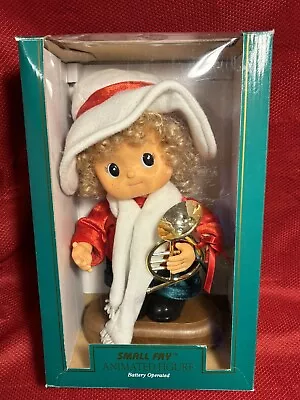 Vintage MOTION-ette Christmas Musical Animated SMALL FRY Boy 1994 In Box • $24.95