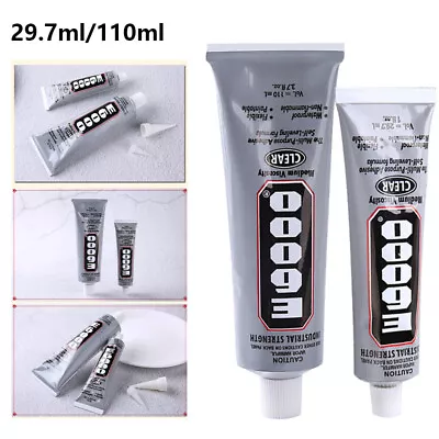 29.7/110ML E6000 Glue Industrial Strength Crafts DIY Rhinestones Super Adhesives • £7.77