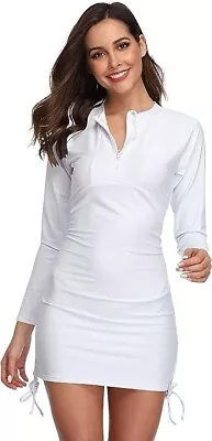 £14.89 • Buy SailBee Women's UV Sun Protection Long Sleeve Rash Guard Wetsuit Swimsuit Top