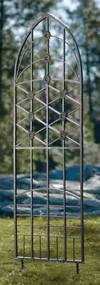 H Potter GAR309 Garden Trellis Wrought Iron Large Metal Yard Art Flowers Plants • $174.50