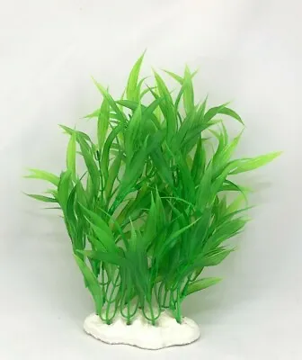 $7.25 • Buy  Artificial Plastic Decoration Aquarium Plant For Fish Tank New Big Bush Grass