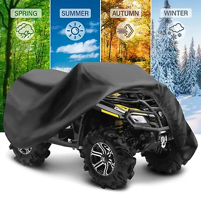 87  Waterproof ATV Cover XXL Heavy Duty 4 Wheeler Protector For Polaris Kawasaki • $23.98