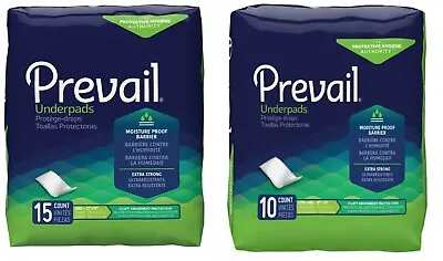 $21.99 • Buy Prevail Disposable Fluff Incontinence Underpads Bed Pads Chux  23X36 & 30x30 ✅